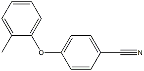 4-(2-methylphenoxy)benzonitrile Struktur