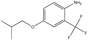 4-(2-methylpropoxy)-2-(trifluoromethyl)aniline Struktur