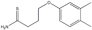 4-(3,4-dimethylphenoxy)butanethioamide Struktur