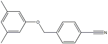 4-(3,5-dimethylphenoxymethyl)benzonitrile Struktur