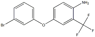 4-(3-bromophenoxy)-2-(trifluoromethyl)aniline Struktur