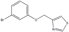 4-(3-bromophenoxymethyl)-1,3-thiazole Struktur