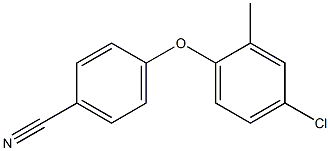 4-(4-chloro-2-methylphenoxy)benzonitrile Struktur