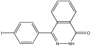 4-(4-iodophenyl)-1,2-dihydrophthalazin-1-one Struktur