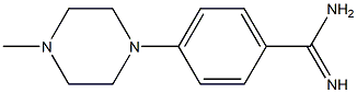 4-(4-methylpiperazin-1-yl)benzene-1-carboximidamide Struktur