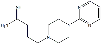 4-(4-pyrimidin-2-ylpiperazin-1-yl)butanimidamide Struktur