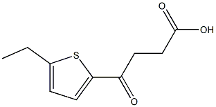 4-(5-ethylthien-2-yl)-4-oxobutanoic acid Struktur