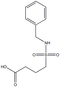 4-(benzylsulfamoyl)butanoic acid Struktur