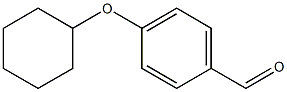 4-(cyclohexyloxy)benzaldehyde Struktur