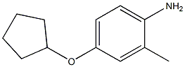 4-(cyclopentyloxy)-2-methylaniline Struktur