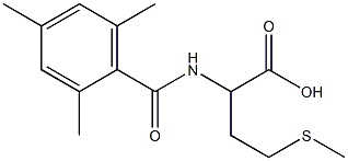 4-(methylsulfanyl)-2-[(2,4,6-trimethylphenyl)formamido]butanoic acid Struktur