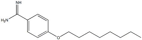 4-(octyloxy)benzene-1-carboximidamide Struktur