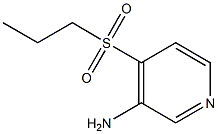 4-(propane-1-sulfonyl)pyridin-3-amine Struktur