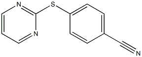 4-(pyrimidin-2-ylsulfanyl)benzonitrile Struktur