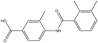 4-[(2,3-dimethylbenzoyl)amino]-3-methylbenzoic acid Struktur