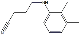 4-[(2,3-dimethylphenyl)amino]butanenitrile Struktur