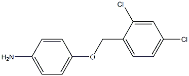 4-[(2,4-dichlorophenyl)methoxy]aniline Struktur