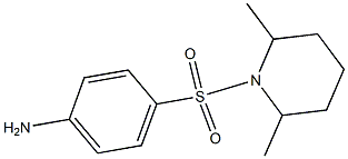 4-[(2,6-dimethylpiperidine-1-)sulfonyl]aniline Struktur