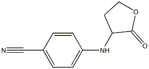 4-[(2-oxooxolan-3-yl)amino]benzonitrile Struktur