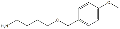 4-[(4-methoxyphenyl)methoxy]butan-1-amine Struktur