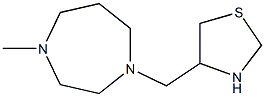 4-[(4-methyl-1,4-diazepan-1-yl)methyl]-1,3-thiazolidine Struktur