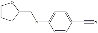 4-[(oxolan-2-ylmethyl)amino]benzonitrile Struktur