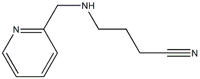 4-[(pyridin-2-ylmethyl)amino]butanenitrile Struktur