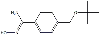 4-[(tert-butoxy)methyl]-N'-hydroxybenzene-1-carboximidamide Struktur