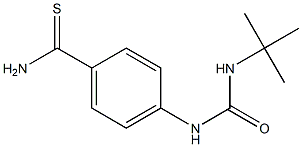 4-[(tert-butylcarbamoyl)amino]benzene-1-carbothioamide Struktur