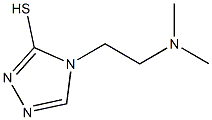 4-[2-(dimethylamino)ethyl]-4H-1,2,4-triazole-3-thiol Struktur