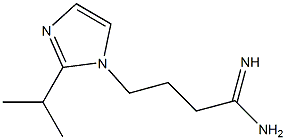 4-[2-(propan-2-yl)-1H-imidazol-1-yl]butanimidamide Struktur