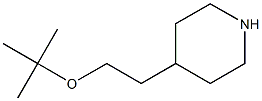 4-[2-(tert-butoxy)ethyl]piperidine Struktur