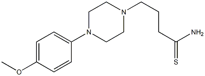 4-[4-(4-methoxyphenyl)piperazin-1-yl]butanethioamide Struktur