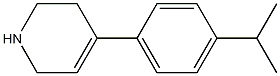 4-[4-(propan-2-yl)phenyl]-1,2,3,6-tetrahydropyridine Struktur