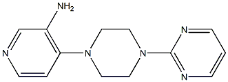 4-[4-(pyrimidin-2-yl)piperazin-1-yl]pyridin-3-amine Struktur