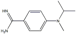 4-[methyl(propan-2-yl)amino]benzene-1-carboximidamide Struktur