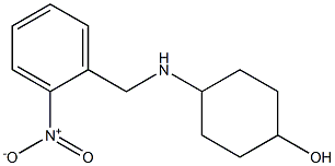 4-{[(2-nitrophenyl)methyl]amino}cyclohexan-1-ol Struktur