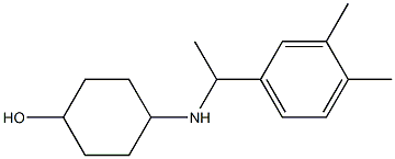 4-{[1-(3,4-dimethylphenyl)ethyl]amino}cyclohexan-1-ol Struktur