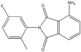 4-amino-2-(5-fluoro-2-methylphenyl)-2,3-dihydro-1H-isoindole-1,3-dione Struktur