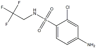 4-amino-2-chloro-N-(2,2,2-trifluoroethyl)benzene-1-sulfonamide Struktur