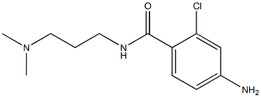 4-amino-2-chloro-N-[3-(dimethylamino)propyl]benzamide Struktur