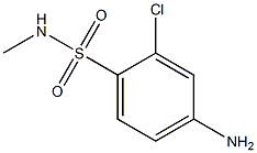 4-amino-2-chloro-N-methylbenzene-1-sulfonamide Struktur