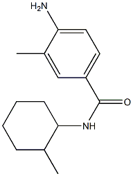 4-amino-3-methyl-N-(2-methylcyclohexyl)benzamide Struktur