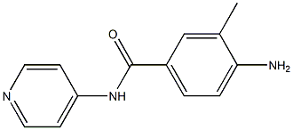 4-amino-3-methyl-N-pyridin-4-ylbenzamide Struktur