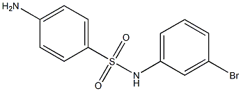 4-amino-N-(3-bromophenyl)benzenesulfonamide Struktur