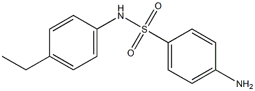 4-amino-N-(4-ethylphenyl)benzenesulfonamide Struktur