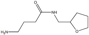 4-amino-N-(tetrahydrofuran-2-ylmethyl)butanamide Struktur