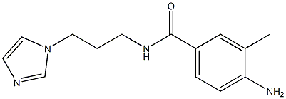 4-amino-N-[3-(1H-imidazol-1-yl)propyl]-3-methylbenzamide Struktur