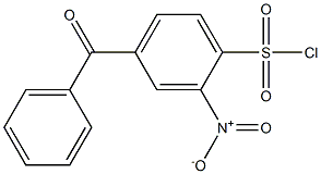 4-benzoyl-2-nitrobenzenesulfonyl chloride Struktur