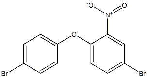 4-bromo-1-(4-bromophenoxy)-2-nitrobenzene Struktur